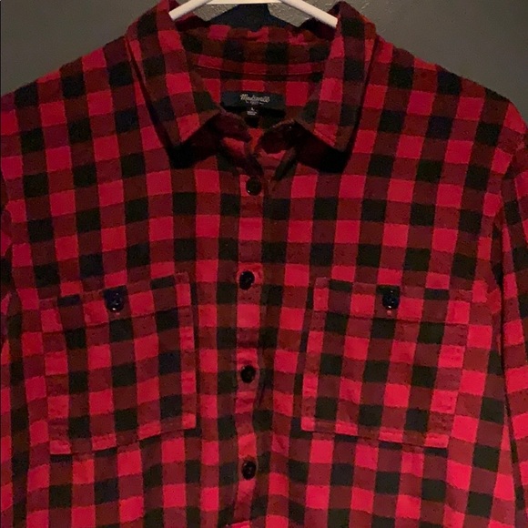 Madewell Red Buffalo Plaid - Picture 8 of 9